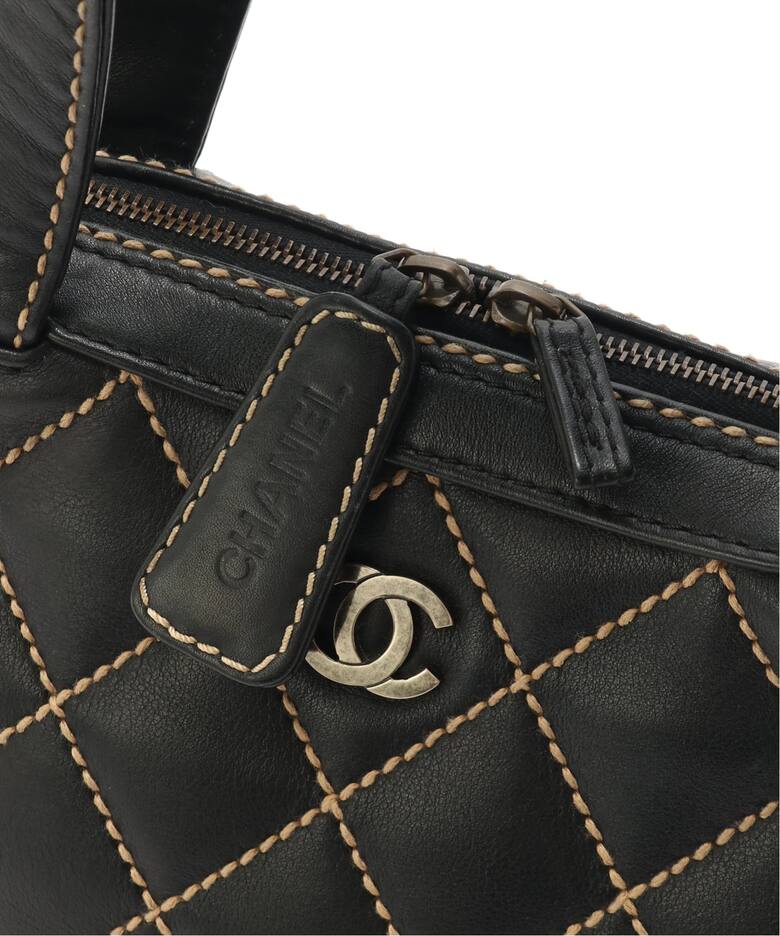 VINTAGE CHANEL/シャネル】Wild stitch ボストンバッグ（ハンドバッグ 