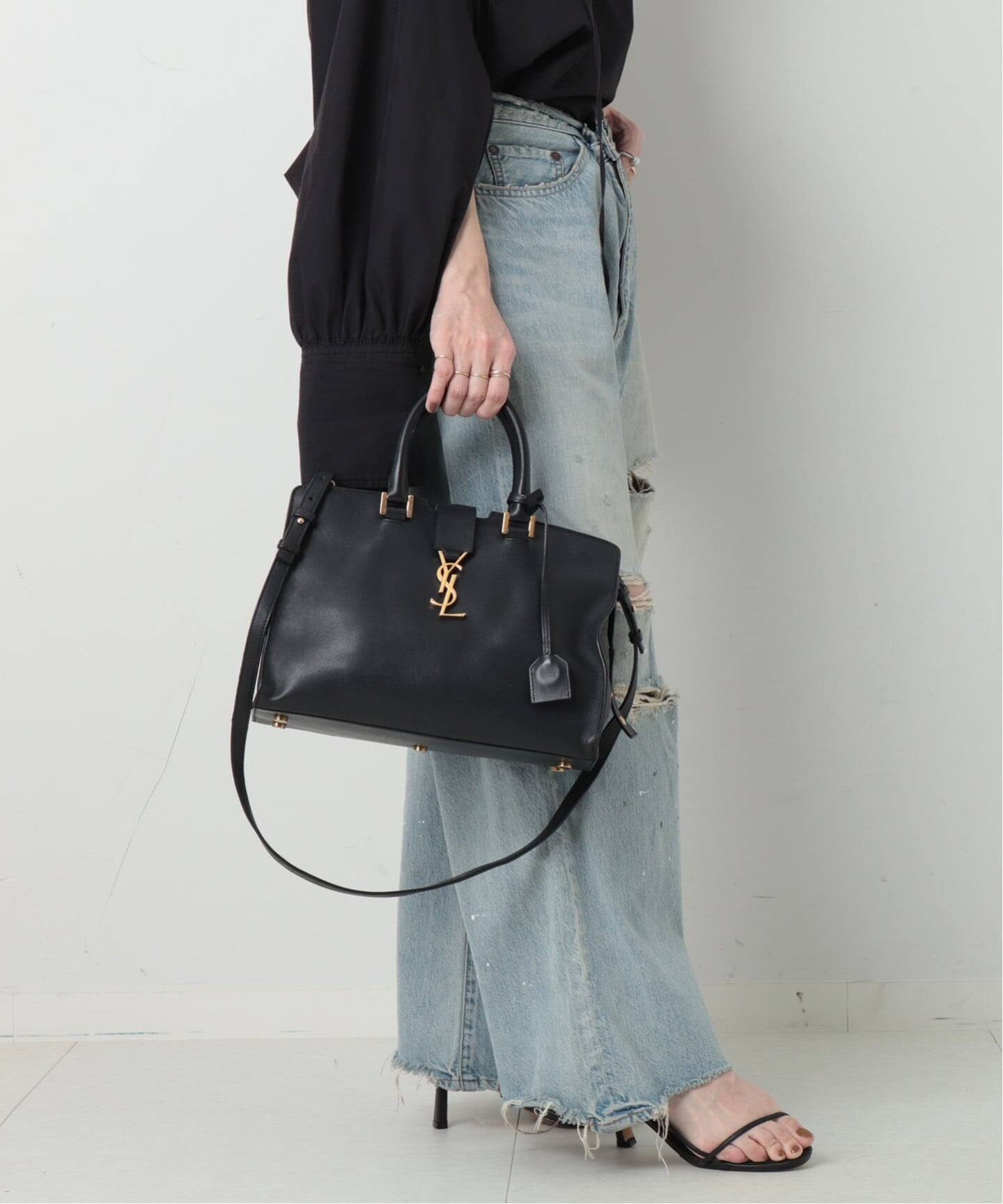 SAINT LAURENT/サンローラン】 Baby Cabas 2way（ハンドバッグ 