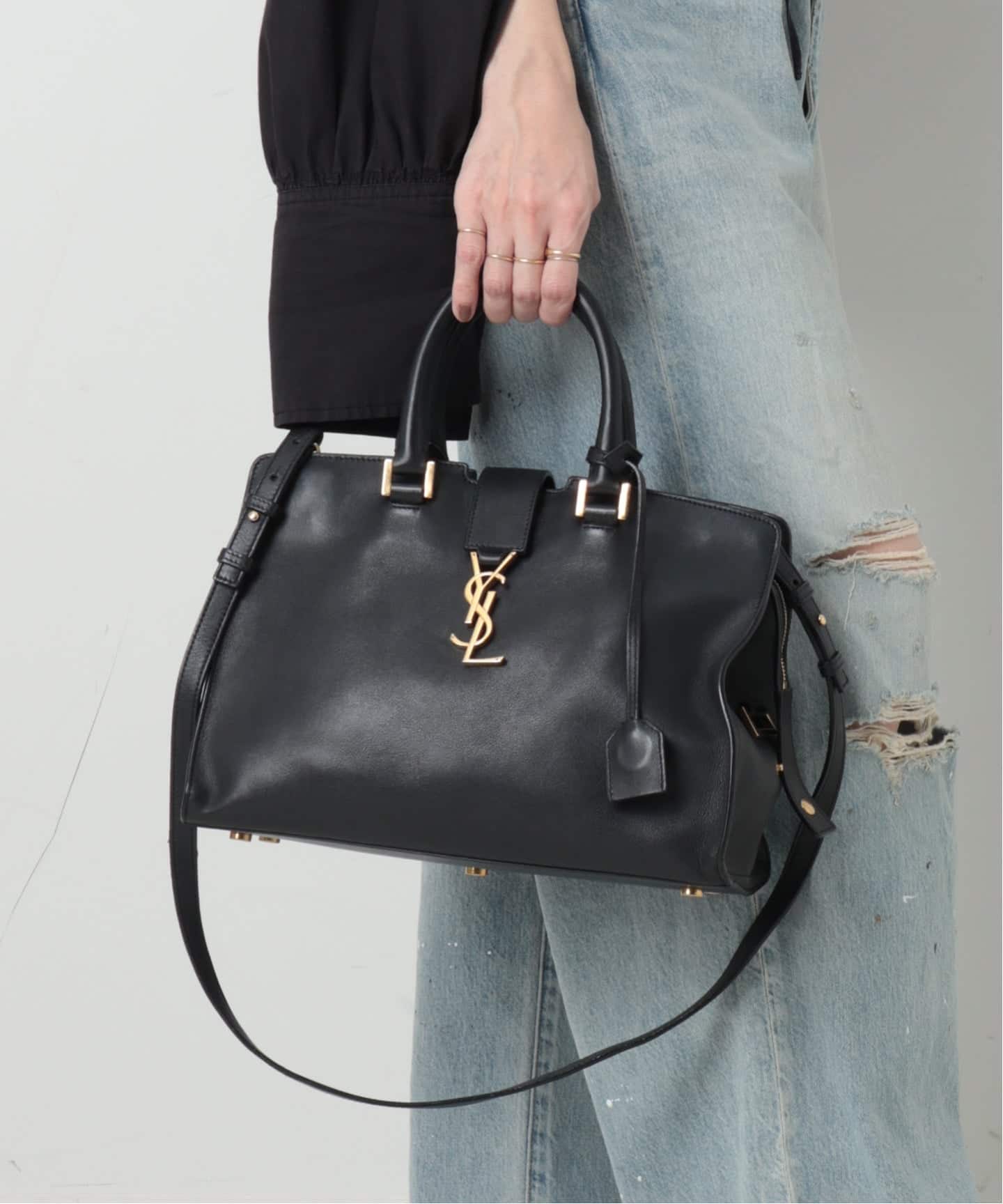 SAINT LAURENT/サンローラン】 Baby Cabas 2way（ハンドバッグ