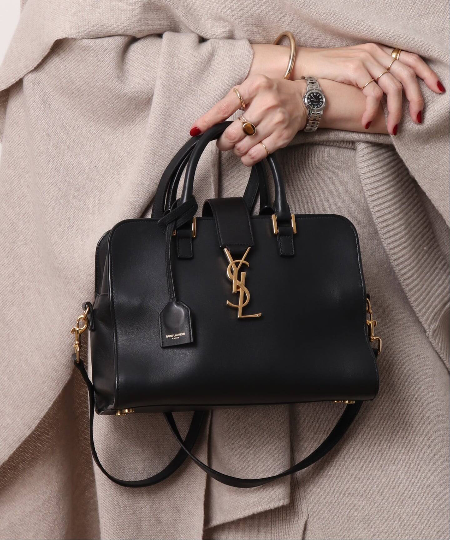SAINT LAURENT/サンローラン】 Baby Cabas 25 2way（ハンドバッグ 