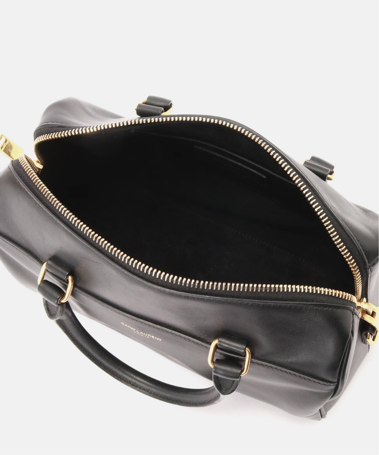 【美品】  SAINT LAURENT / サンローラン | Baby Duffle 2way ショルダーバッグ | ブラック | レディース SAINT LAURENT/サンローラン】 Baby duffle 2way（ハンドバッグ