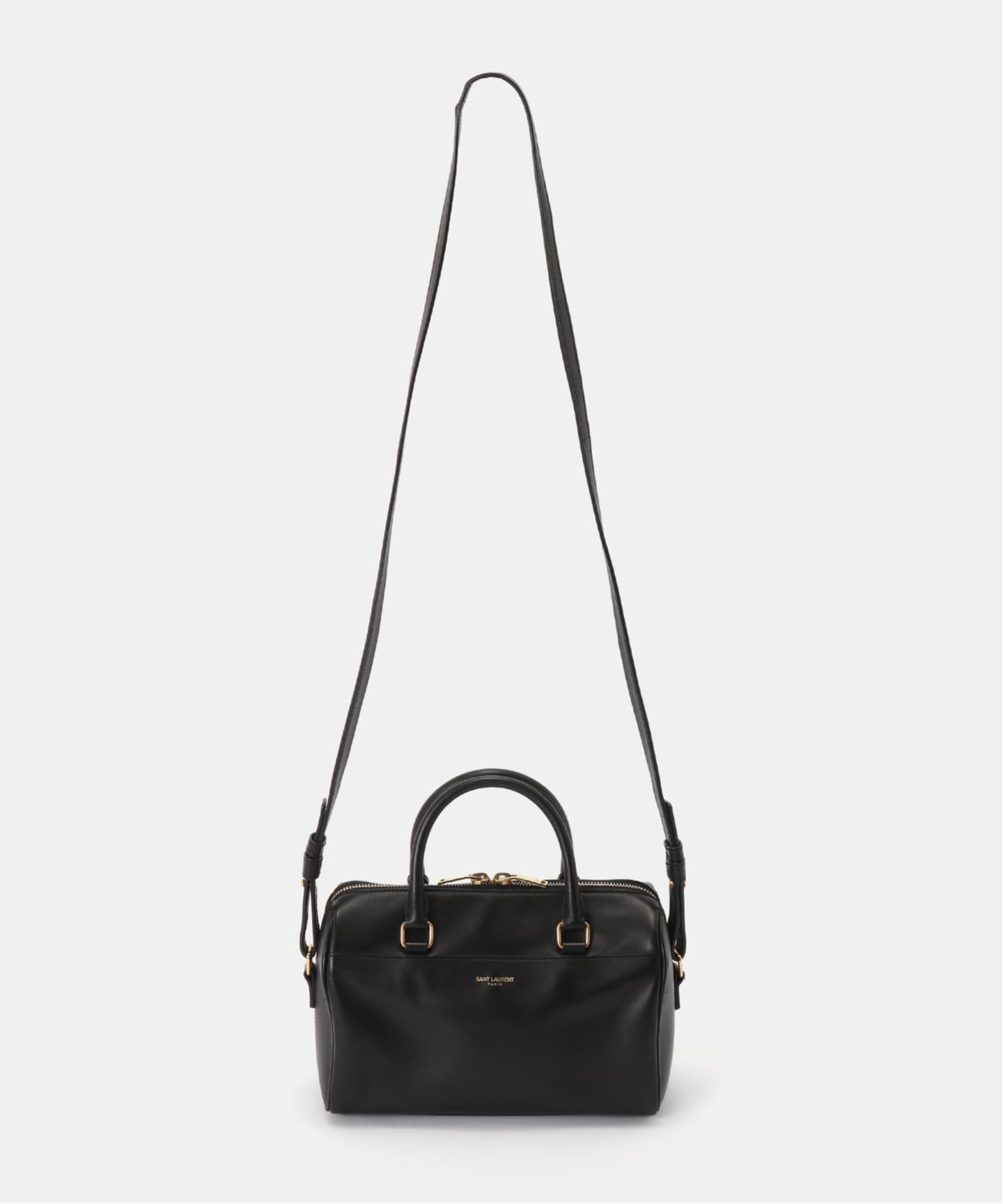 【美品】  SAINT LAURENT / サンローラン | Baby Duffle 2way ショルダーバッグ | ブラック | レディース SAINT LAURENT/サンローラン】 Baby duffle 2way（ハンドバッグ