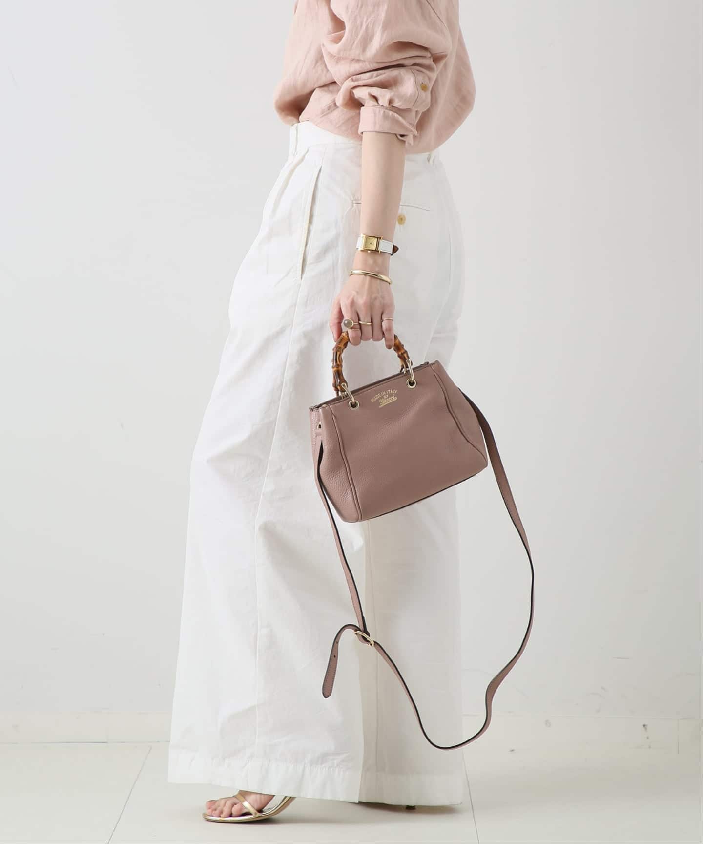 VINTAGE GUCCI/グッチ】Bamboo shopper mini 2way(ハンドバッグ VINTAGE GUCCI/グッチ】Bamboo shopper mini 2way(ハンドバッグ
