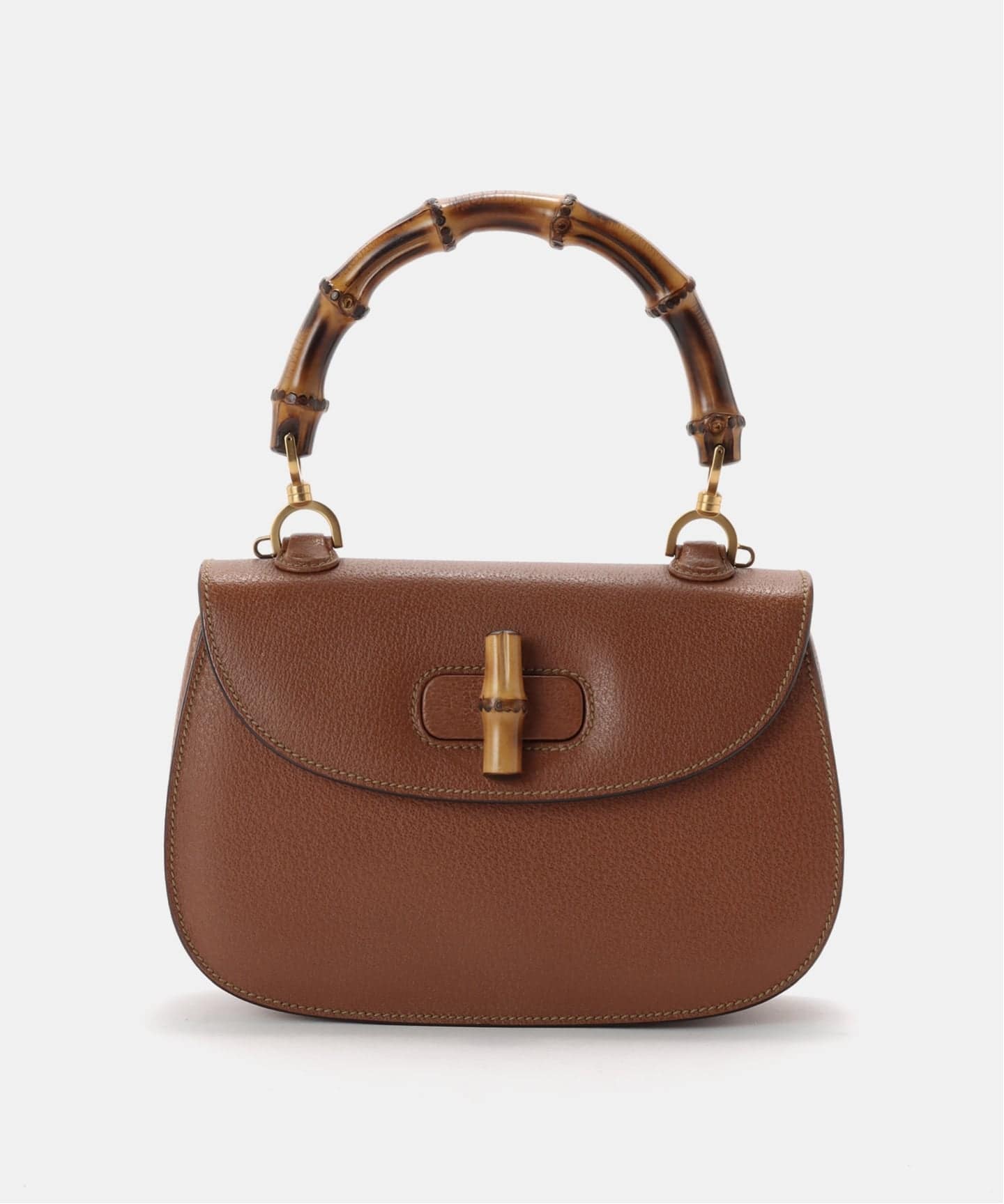 VINTAGE GUCCI/グッチ】Bamboo classic 30 2way（ハンドバッグ