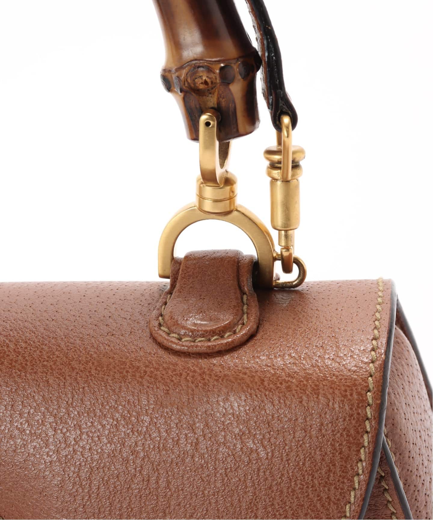 VINTAGE GUCCI/グッチ】Bamboo classic 30 2way（ハンドバッグ
