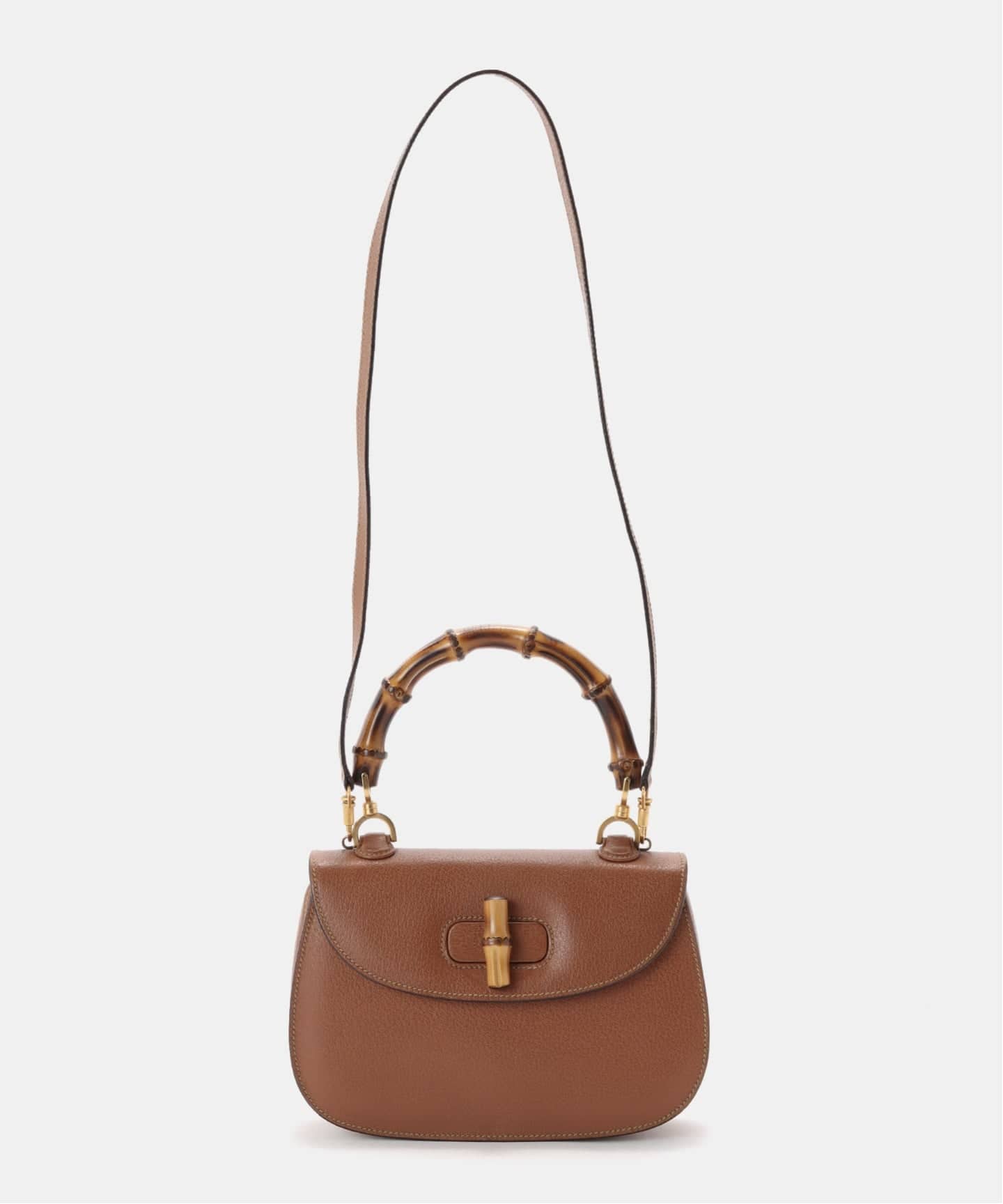 VINTAGE GUCCI/グッチ】Bamboo classic 30 2way（ハンドバッグ