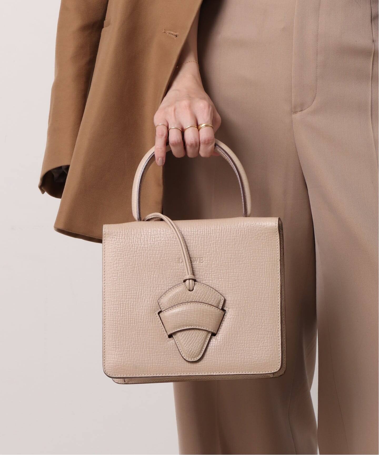 VINTAGE LOEWE/ロエベ】Barcelona ハンドバッグ（ハンドバッグ