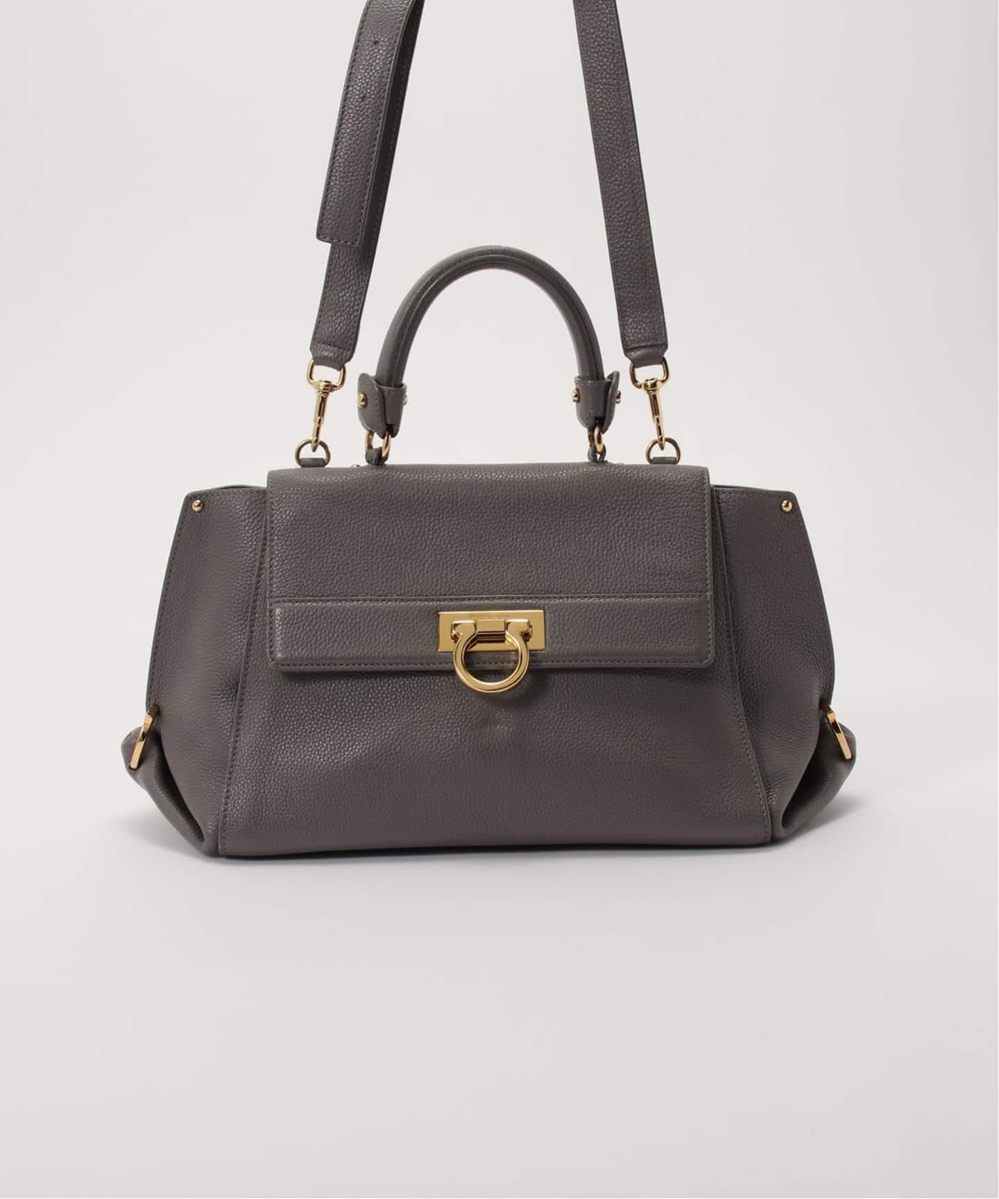 VINTAGE FERRAGAMO/フェラガモ】Sofia 2wayバッグ gancini