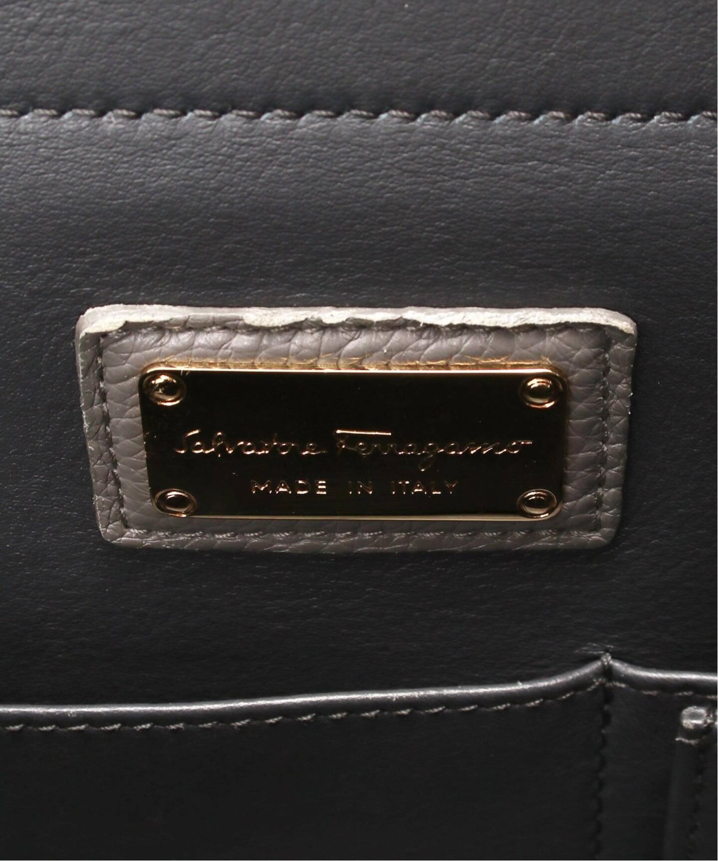VINTAGE FERRAGAMO/フェラガモ】Sofia 2wayバッグ gancini