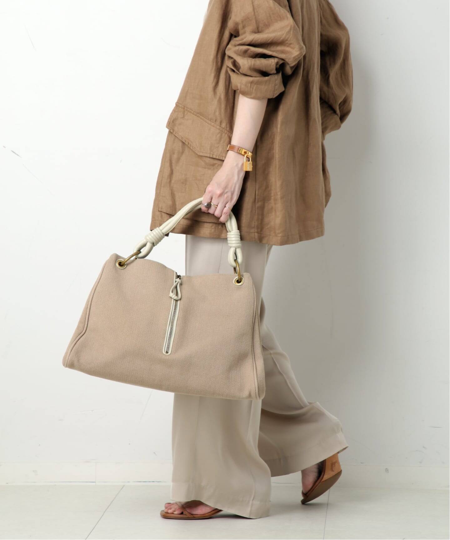 VINTAGE BOTTEGA VENETA/ボッテガ ヴェネタ】ハンドバッグ cotton