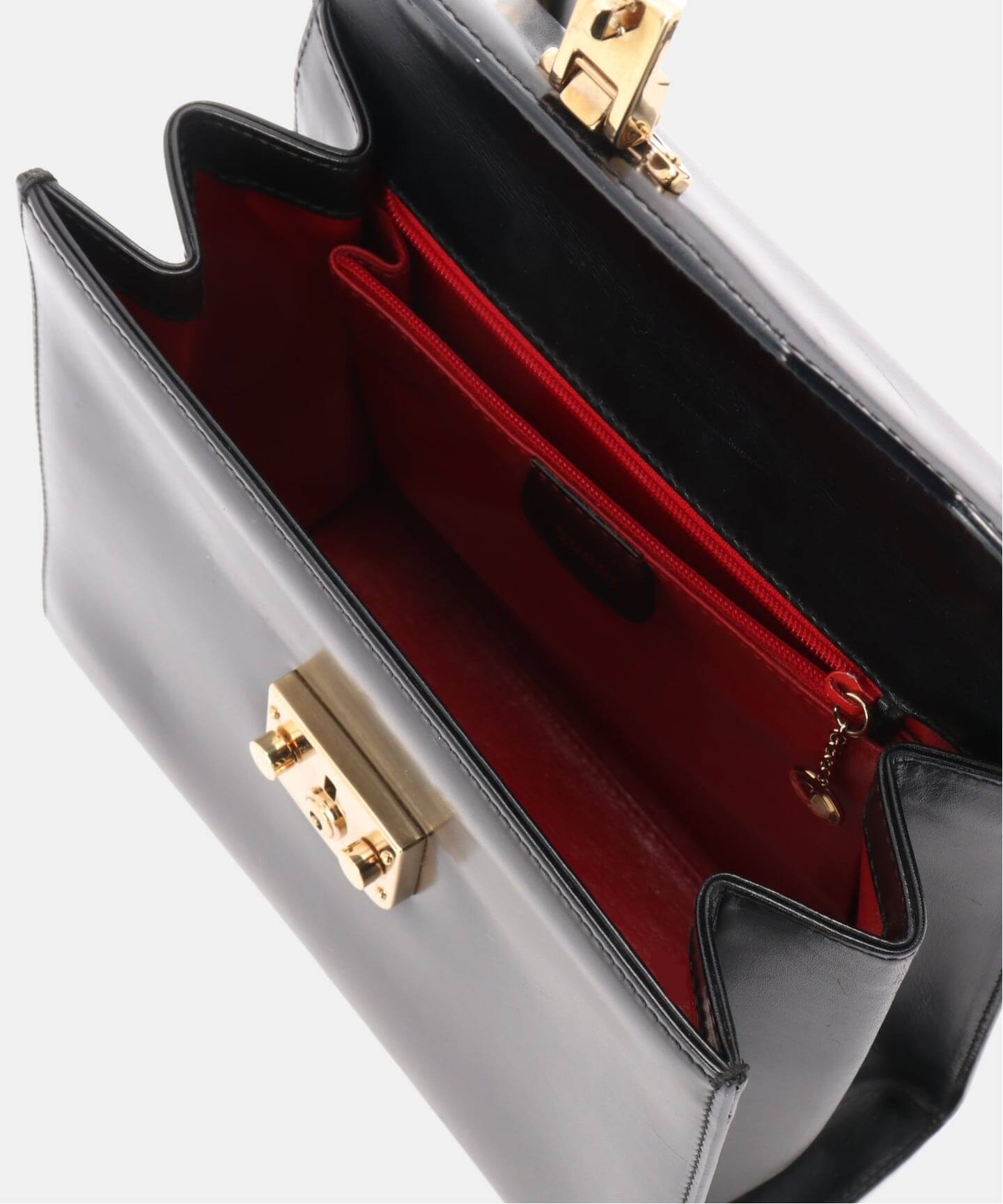VINTAGE GUCCI/グッチ】Lady lock 2wayバッグ 24（ハンドバッグ