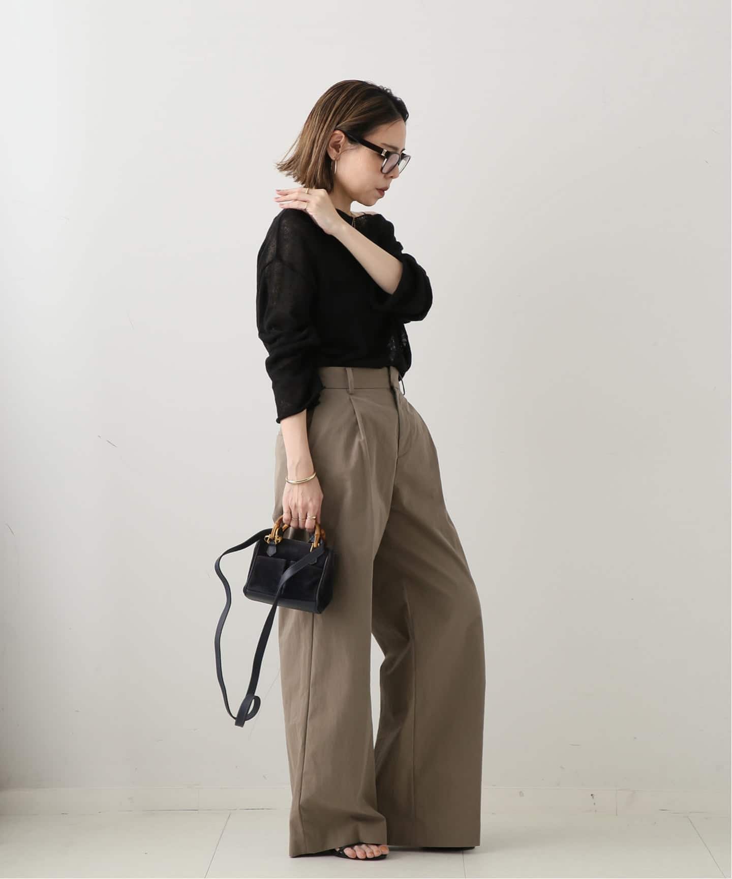 未使用　ギャランティ付き　GUCCI オールド　グッチ 2way ミニ　バッグ VINTAGE GUCCI/グッチ】 Bamboo 2wayミニバッグ suede（ハンドバッグ