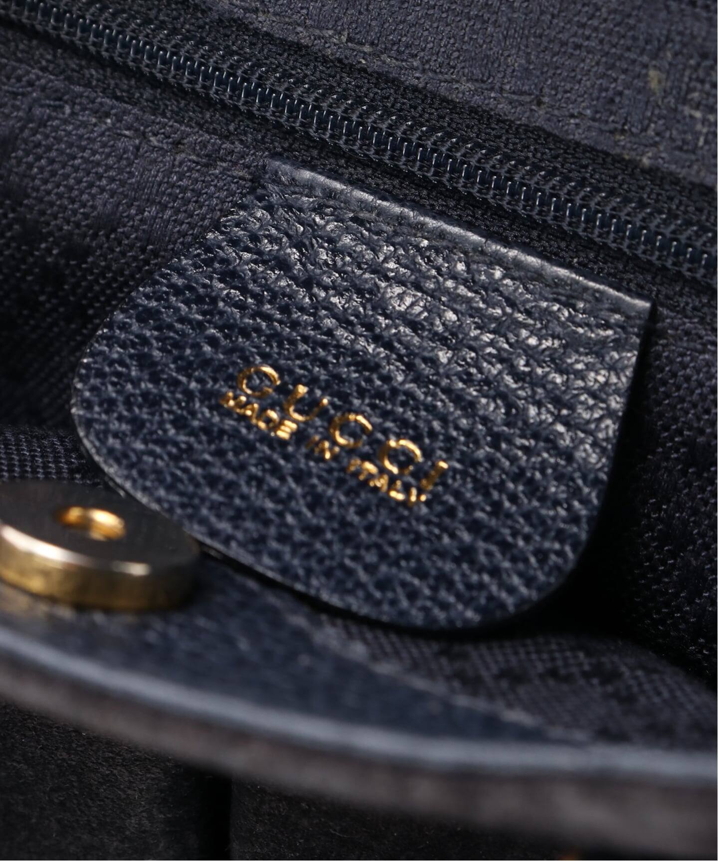 VINTAGE GUCCI/グッチ】 Bamboo 2wayミニバッグ suede（ハンドバッグ