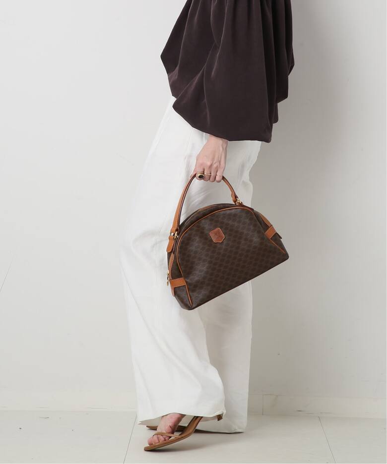 VINTAGE CELINE/セリーヌ】マカダム ハンドバッグ（ハンドバッグ 