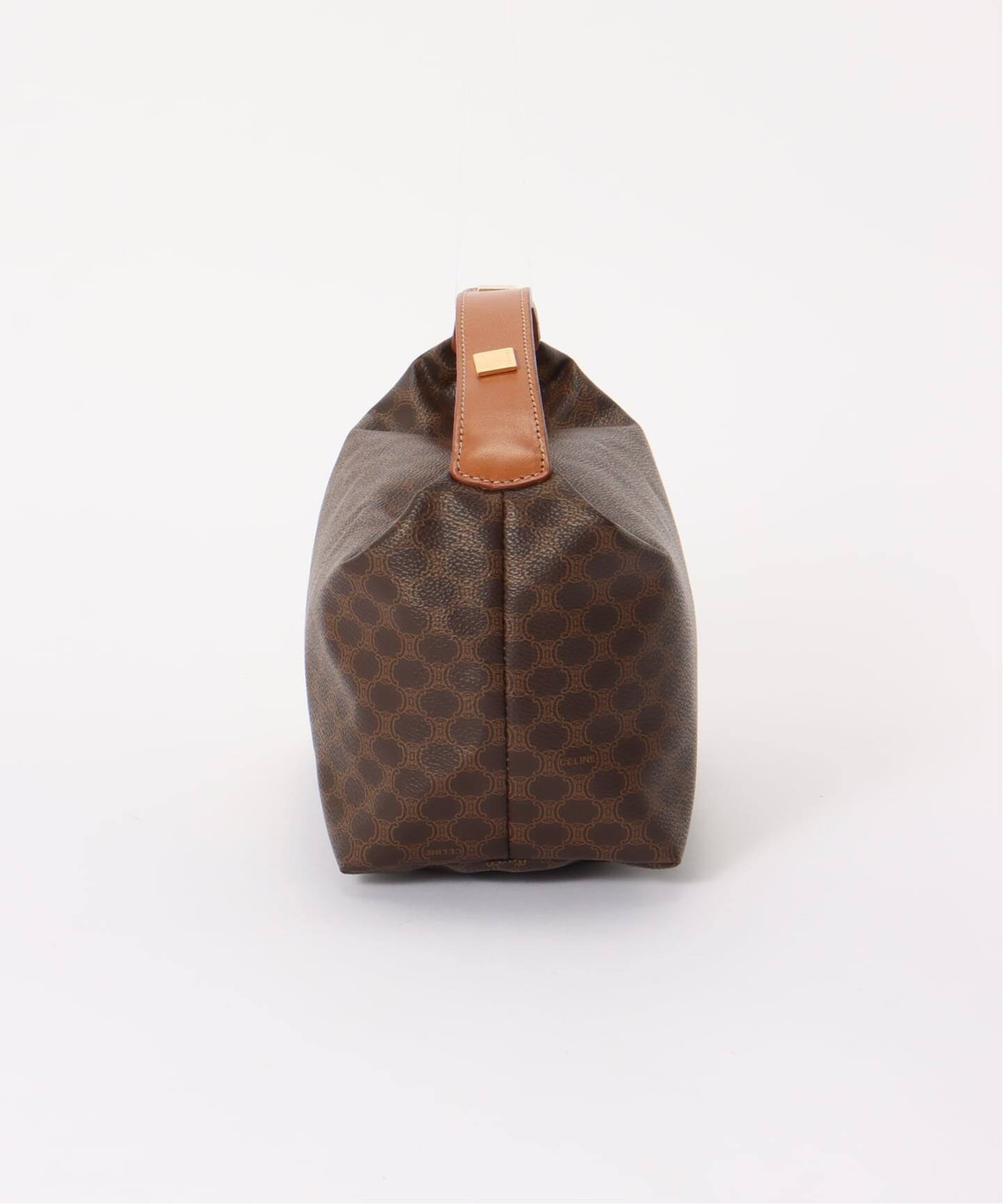 VINTAGE CELINE/セリーヌ】マカダム バニティバッグ（ハンドバッグ