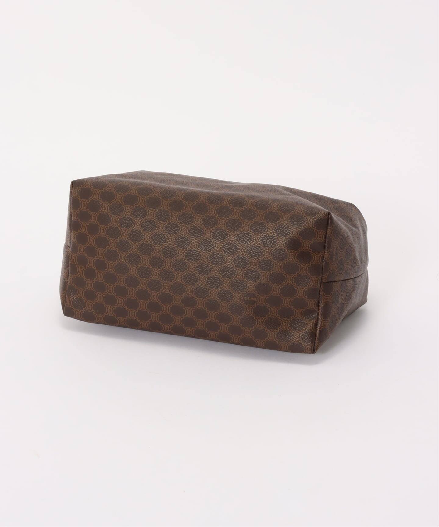 VINTAGE CELINE/セリーヌ】マカダム バニティバッグ（ハンドバッグ