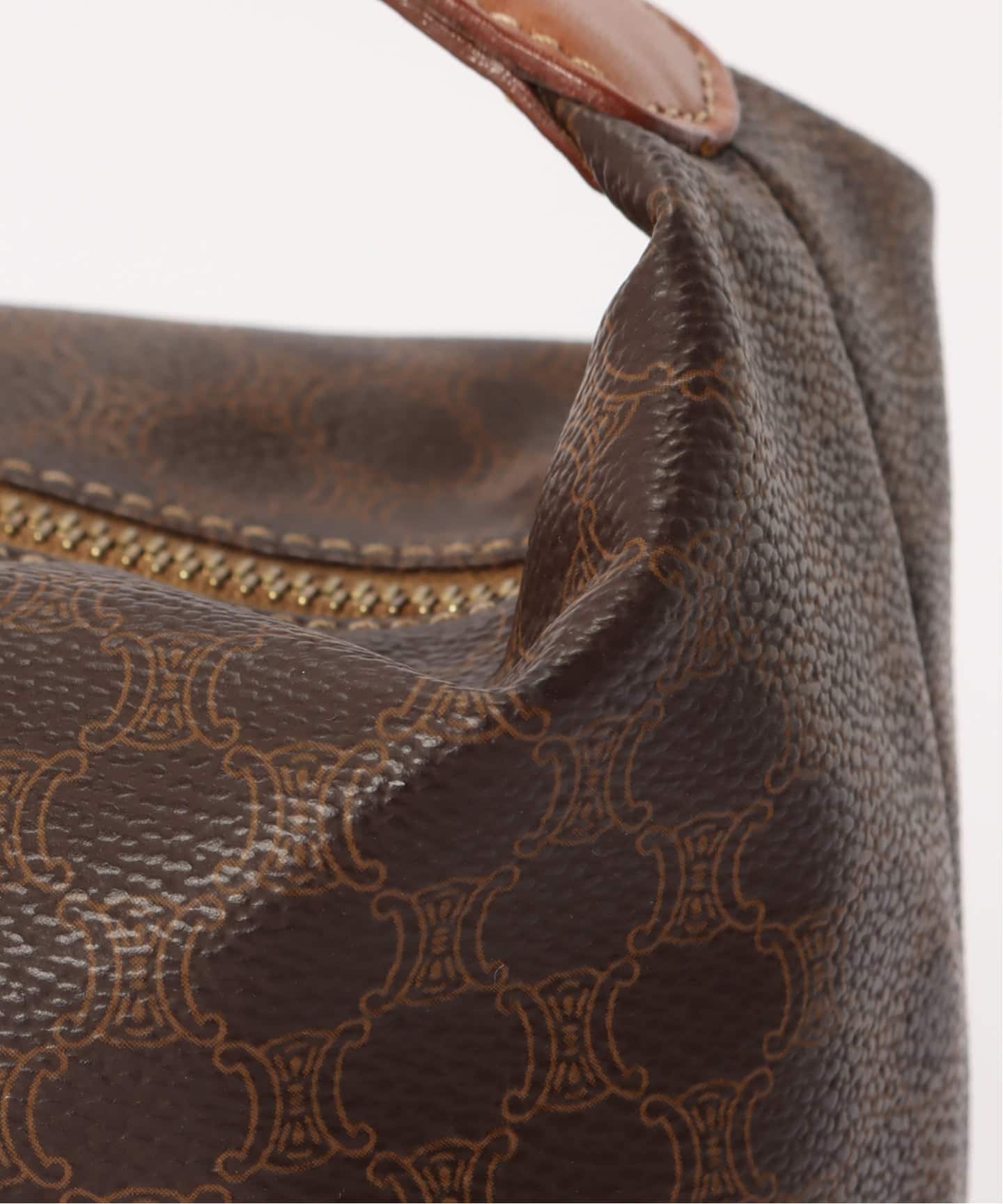 VINTAGE CELINE/セリーヌ】マカダム バニティバッグ（ハンドバッグ