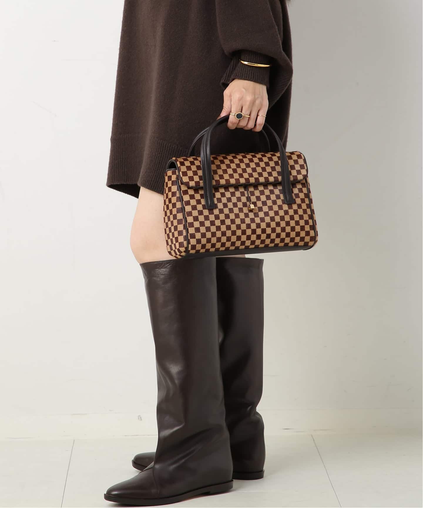VINTAGE LOUIS VUITTON/ルイ ヴィトン】 Damier sauvage lion