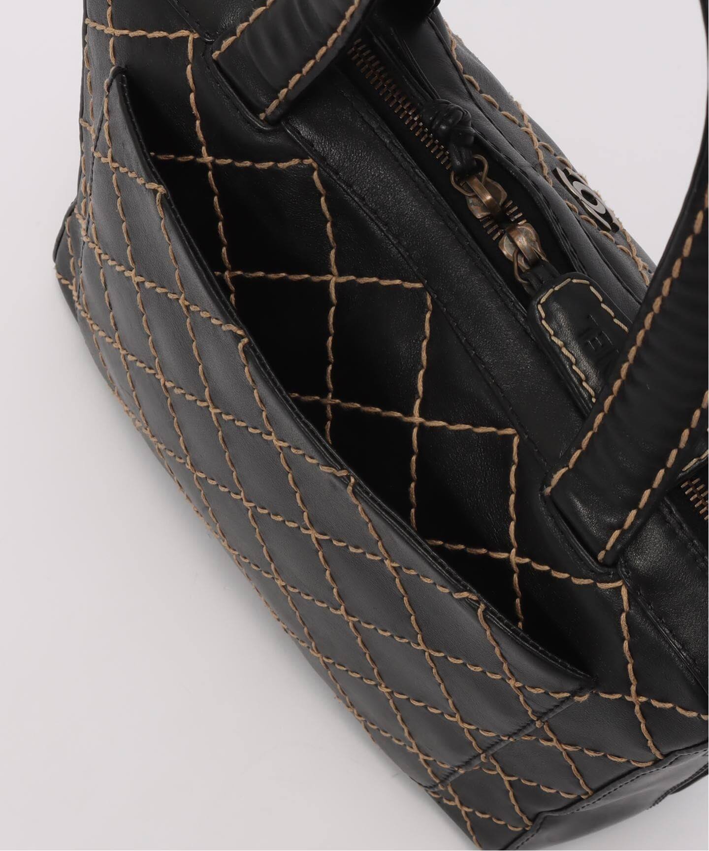 VINTAGE CHANEL/シャネル】Wild stitch ハンドバッグ（ハンドバッグ