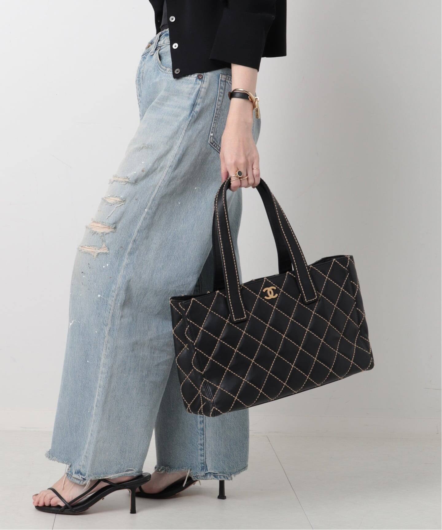 VINTAGE CHANEL/シャネル】Wild stitch トートバッグ（トートバッグ