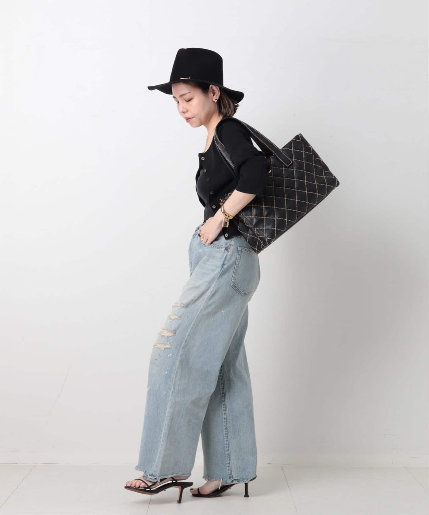 VINTAGE CHANEL/シャネル】Wild stitch トートバッグ（トートバッグ