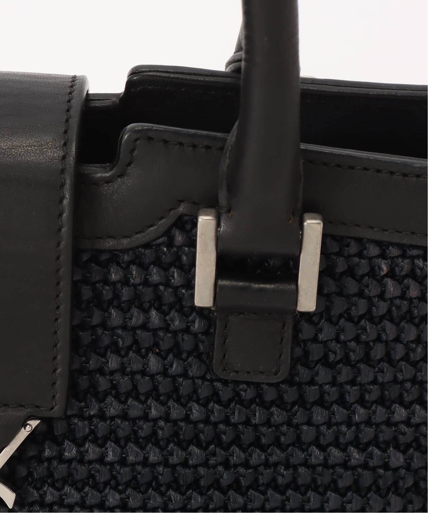 SAINT LAURENT/サンローラン】Baby Cabas 2way raffia（ハンドバッグ