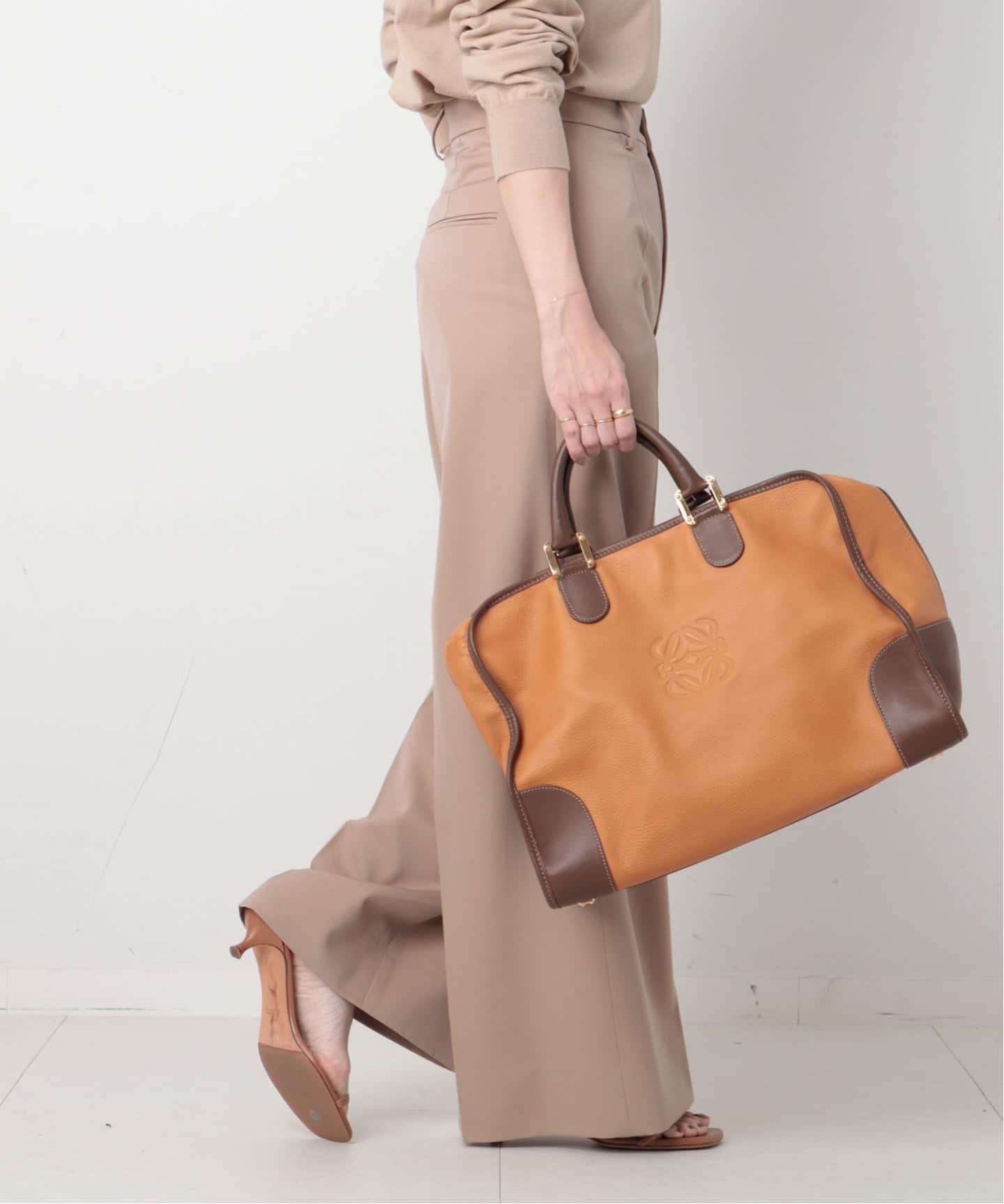 VINTAGE LOEWE/ロエベ】ボストンバッグ anagram（ボストンバッグ