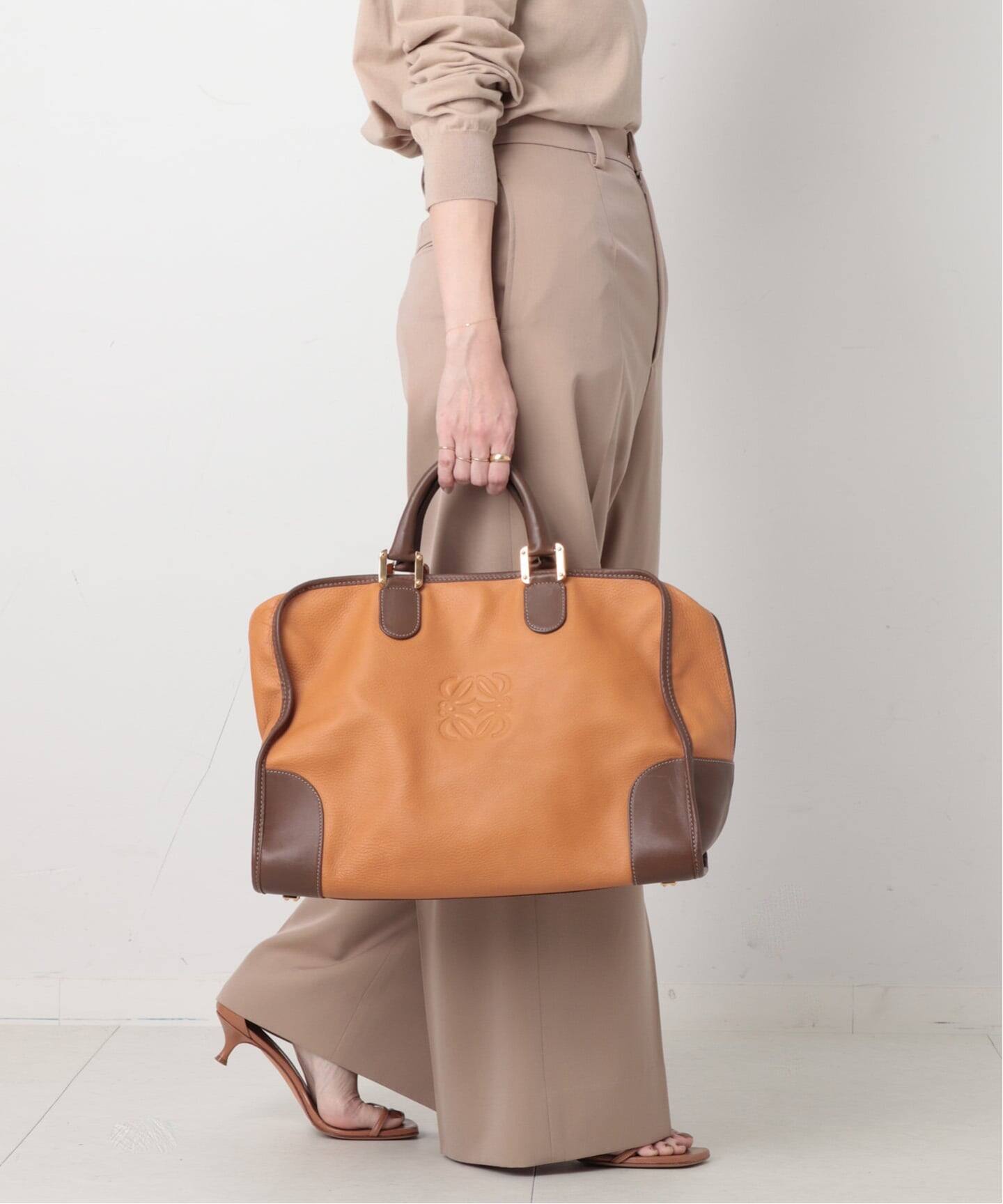 VINTAGE LOEWE/ロエベ】ボストンバッグ anagram（ボストンバッグ