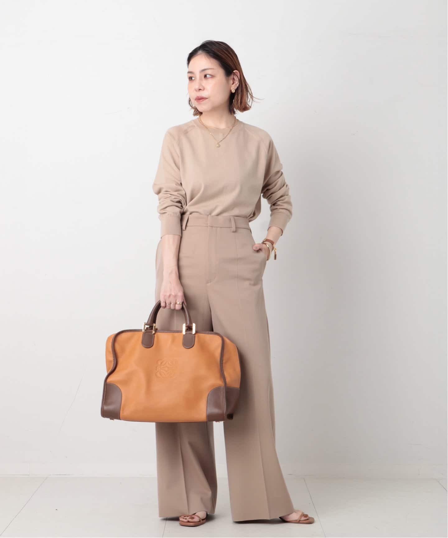VINTAGE LOEWE/ロエベ】ボストンバッグ anagram（ボストンバッグ
