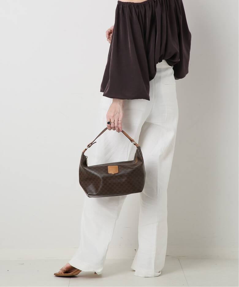VINTAGE CELINE/セリーヌ】マカダム ハンドバッグ（ハンドバッグ 