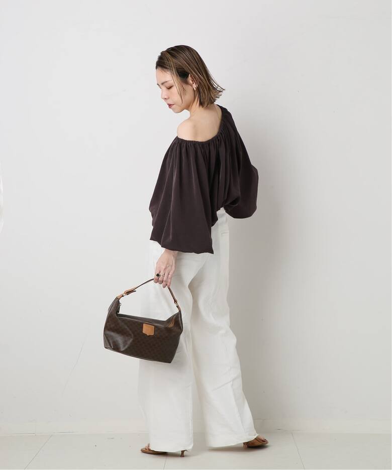 VINTAGE CELINE/セリーヌ】マカダム ハンドバッグ（ハンドバッグ 