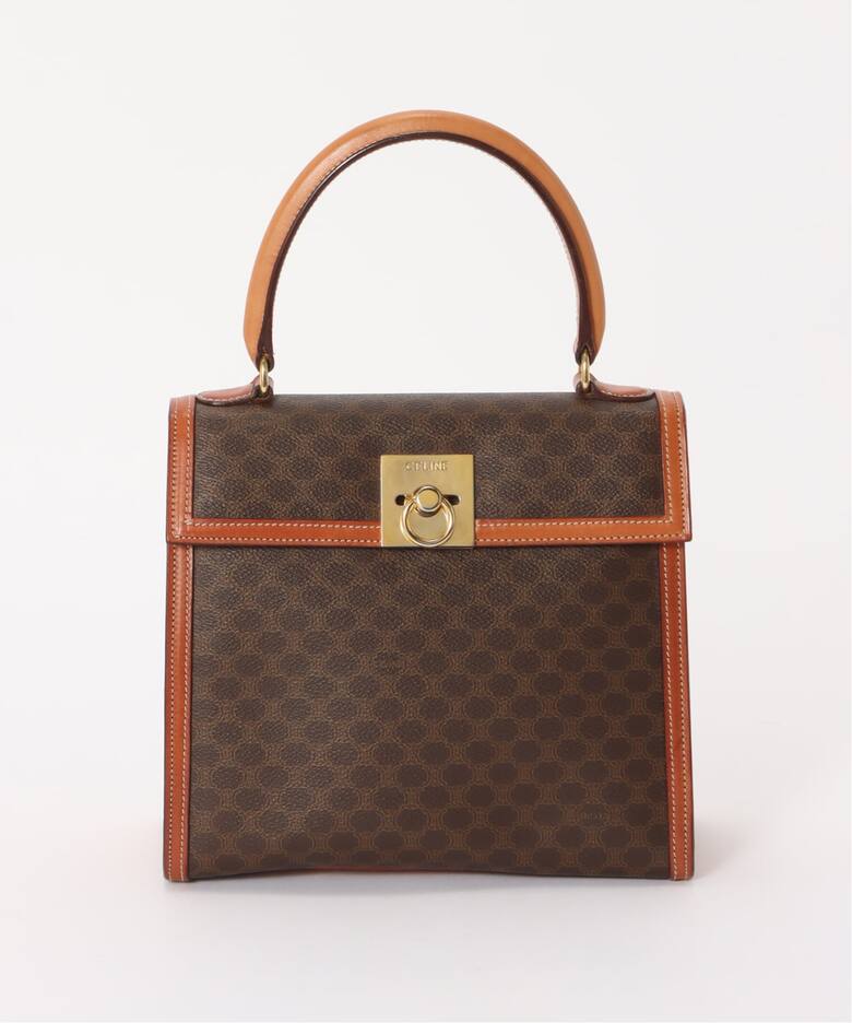 VINTAGE CELINE/セリーヌ】マカダム 2wayバッグ（ハンドバッグ 