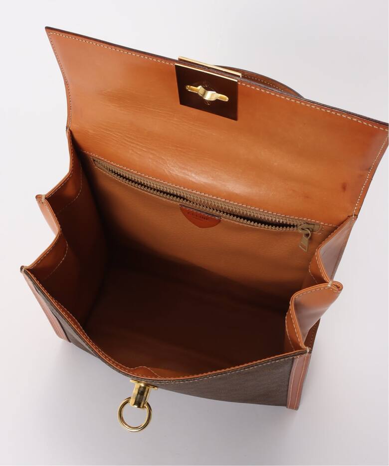 VINTAGE CELINE/セリーヌ】マカダム 2wayバッグ（ハンドバッグ 