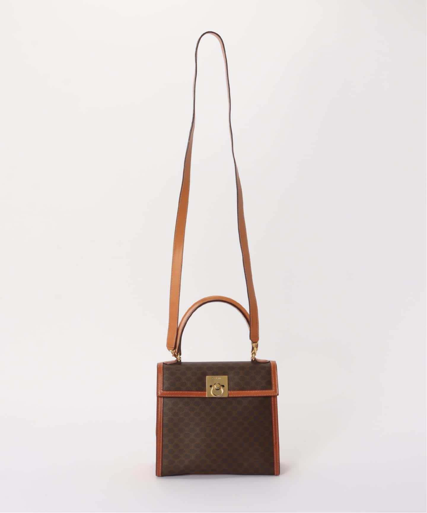 VINTAGE CELINE/セリーヌ】マカダム 2wayバッグ（ハンドバッグ