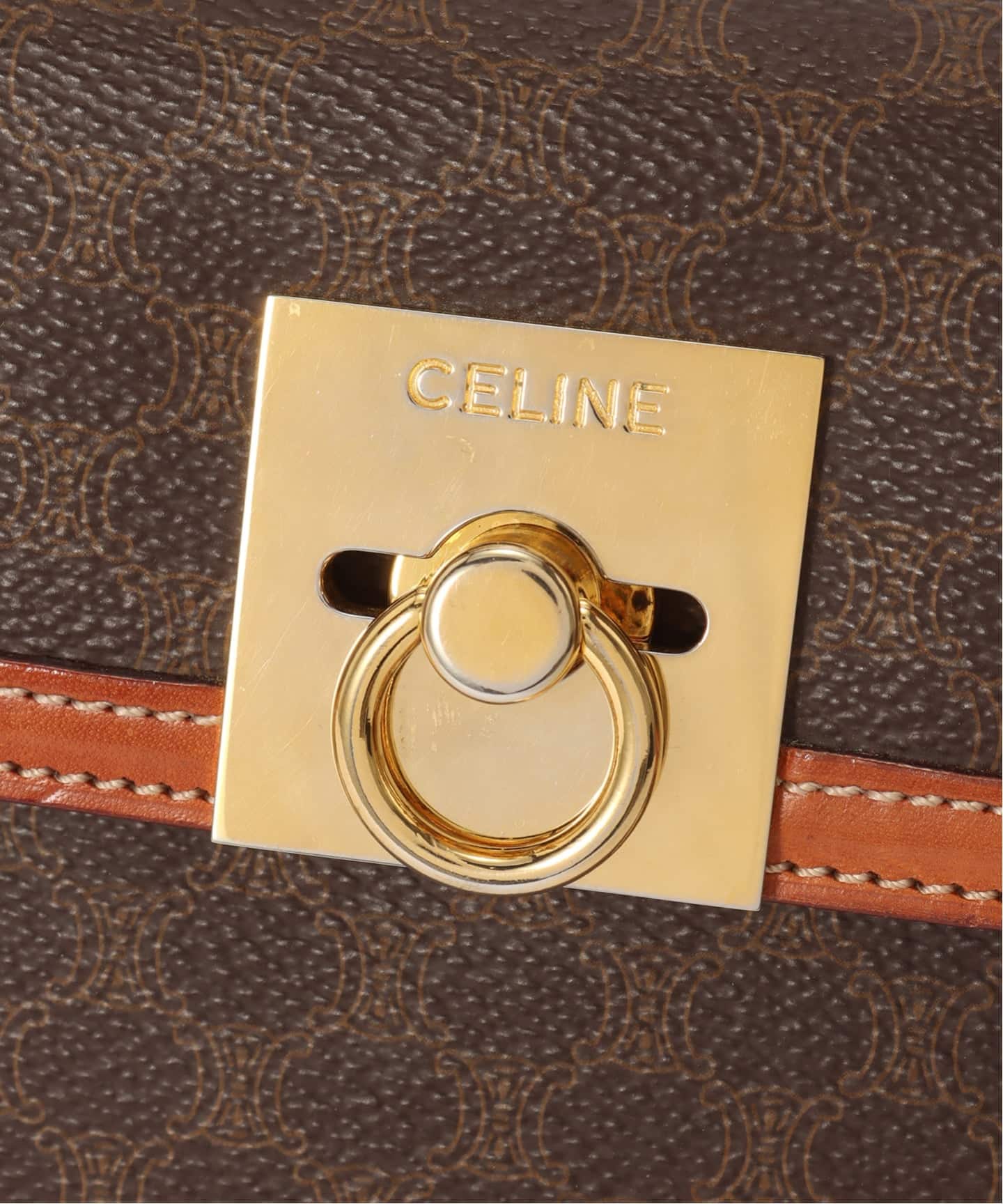 VINTAGE CELINE/セリーヌ】マカダム 2wayバッグ（ハンドバッグ