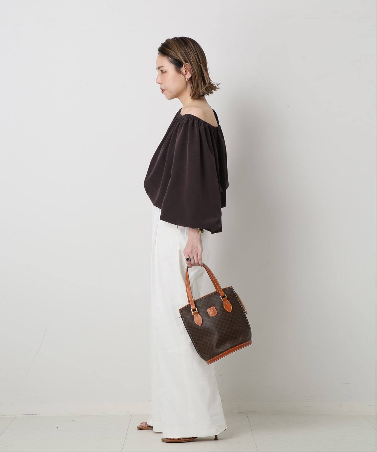 VINTAGE CELINE/セリーヌ】マカダム ハンドバッグ（ハンドバッグ