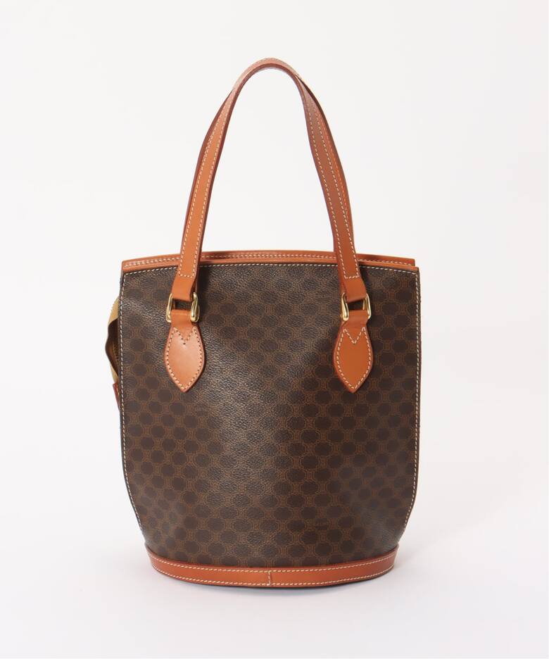 VINTAGE CELINE/セリーヌ】マカダム ハンドバッグ（ハンドバッグ 