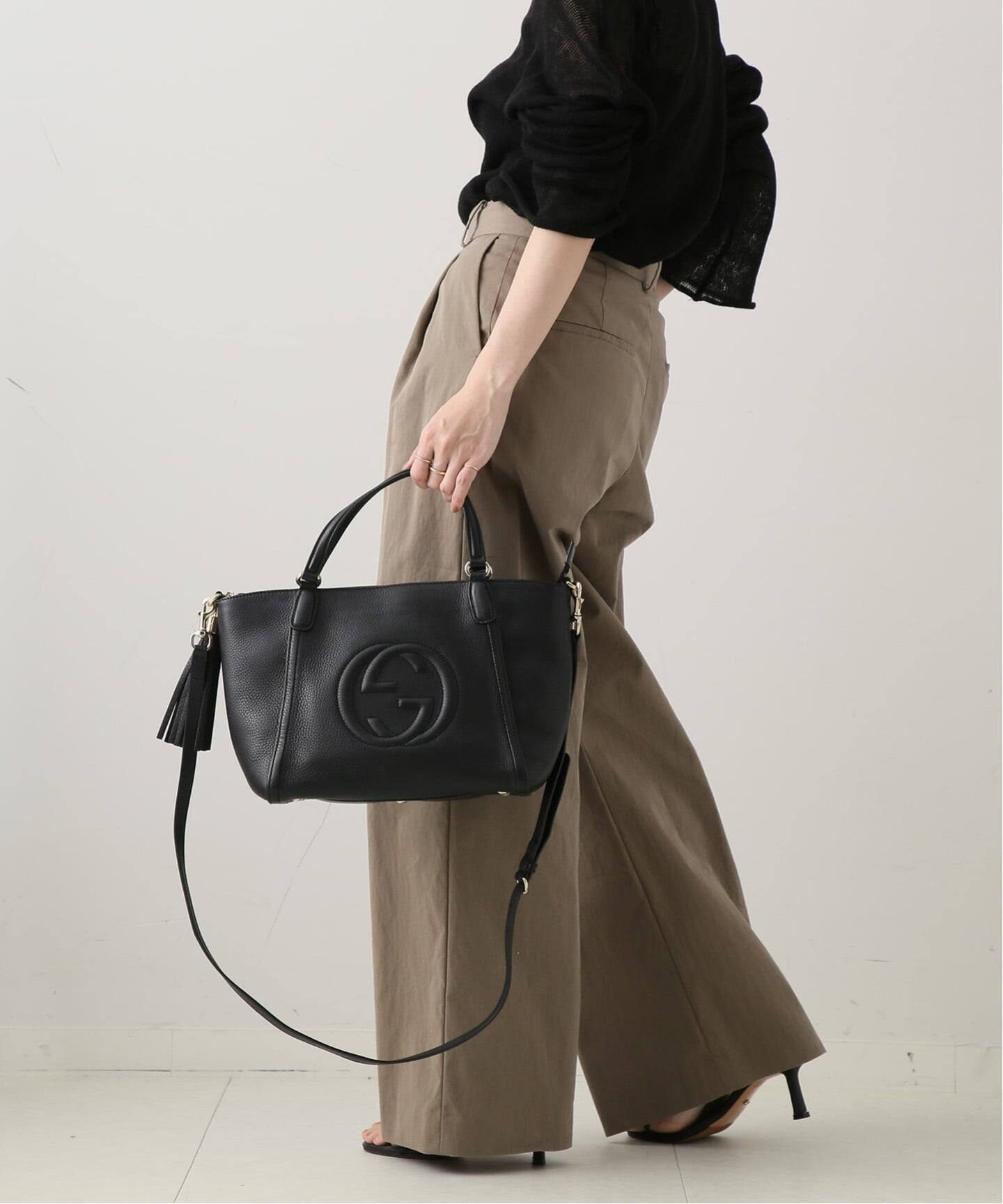 VINTAGE GUCCI/グッチ】Interlocking soho 2wayバッグ（トートバッグ