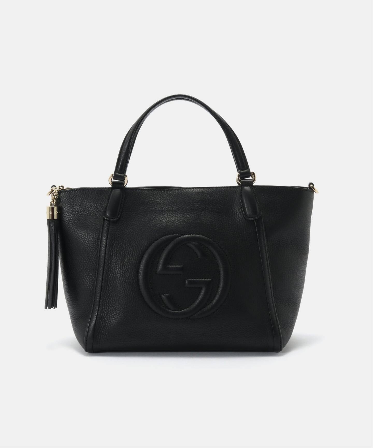 VINTAGE GUCCI/グッチ】Interlocking soho 2wayバッグ（トートバッグ