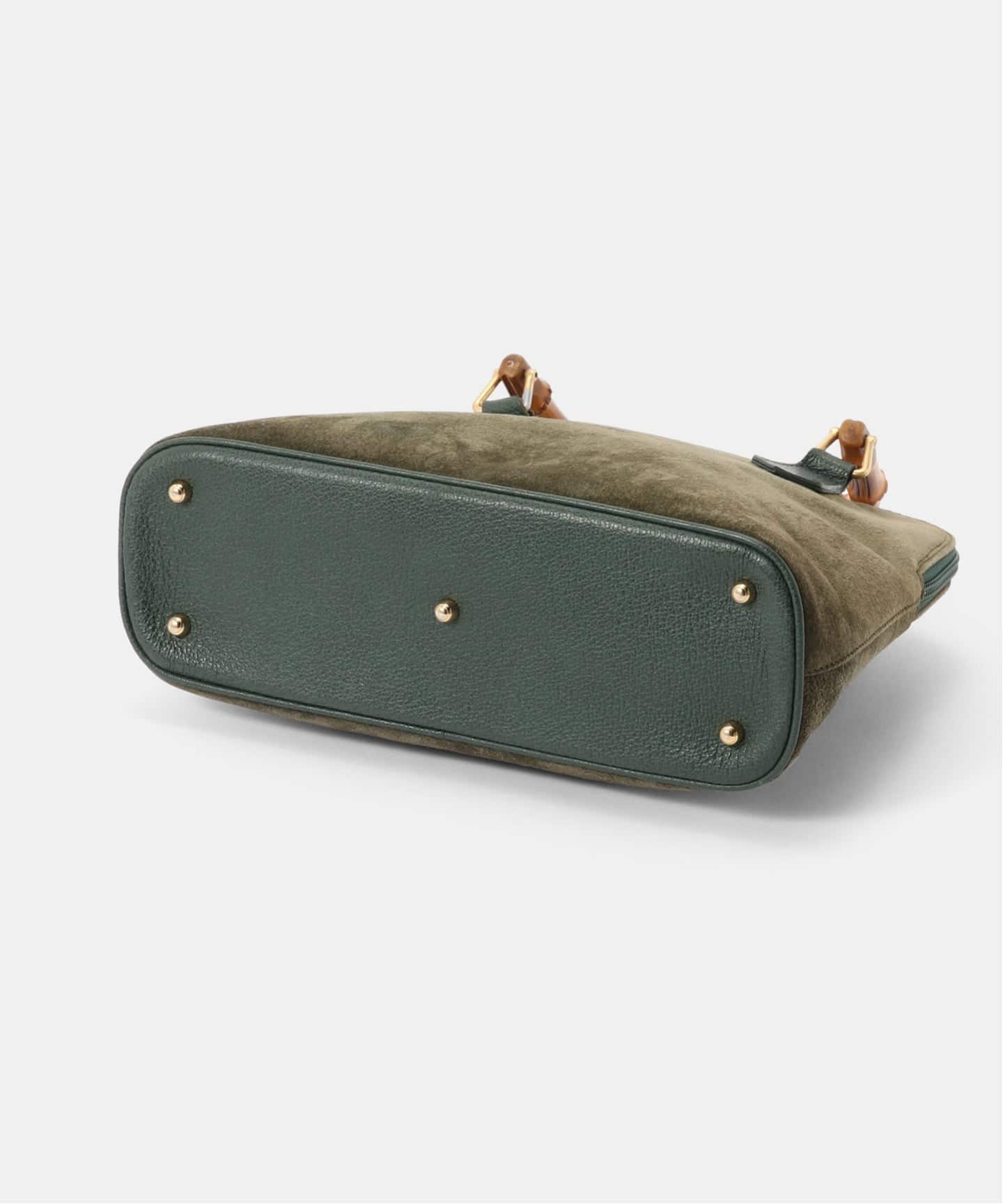 VINTAGE GUCCI/グッチ】Bamboo ハンドバッグ 2way suede(ハンドバッグ VINTAGE GUCCI/グッチ】Bamboo ハンドバッグ 2way suede(ハンドバッグ