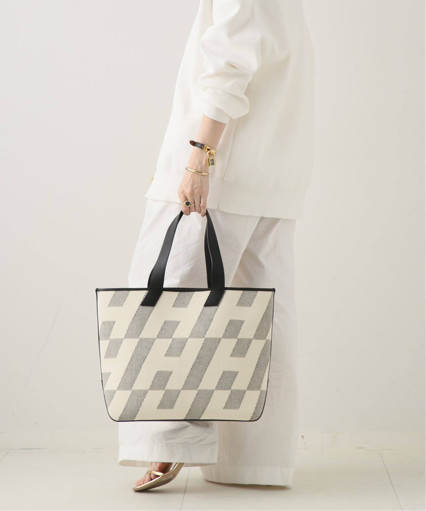 VINTAGE HERMES/エルメス】 H en biais gm（ハンドバッグ 