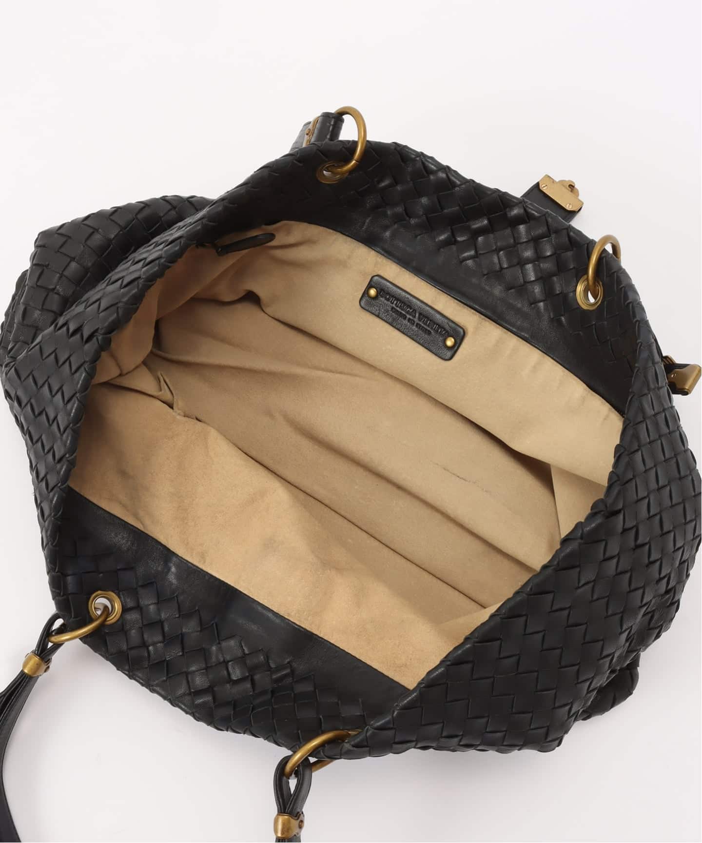 VINTAGE BOTTEGA VENETA/ボッテガ ヴェネタ】ハンドバッグ intrecciato