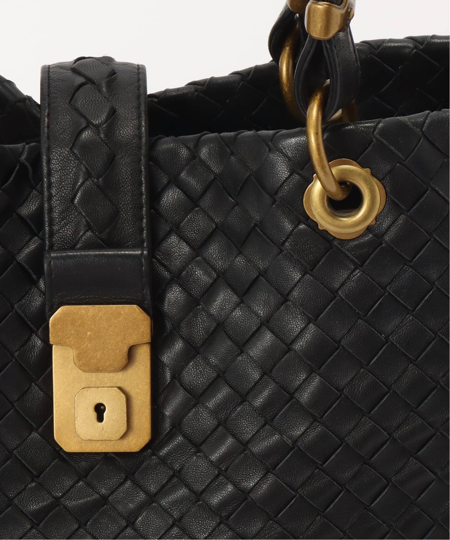 VINTAGE BOTTEGA VENETA/ボッテガ ヴェネタ】ハンドバッグ intrecciato