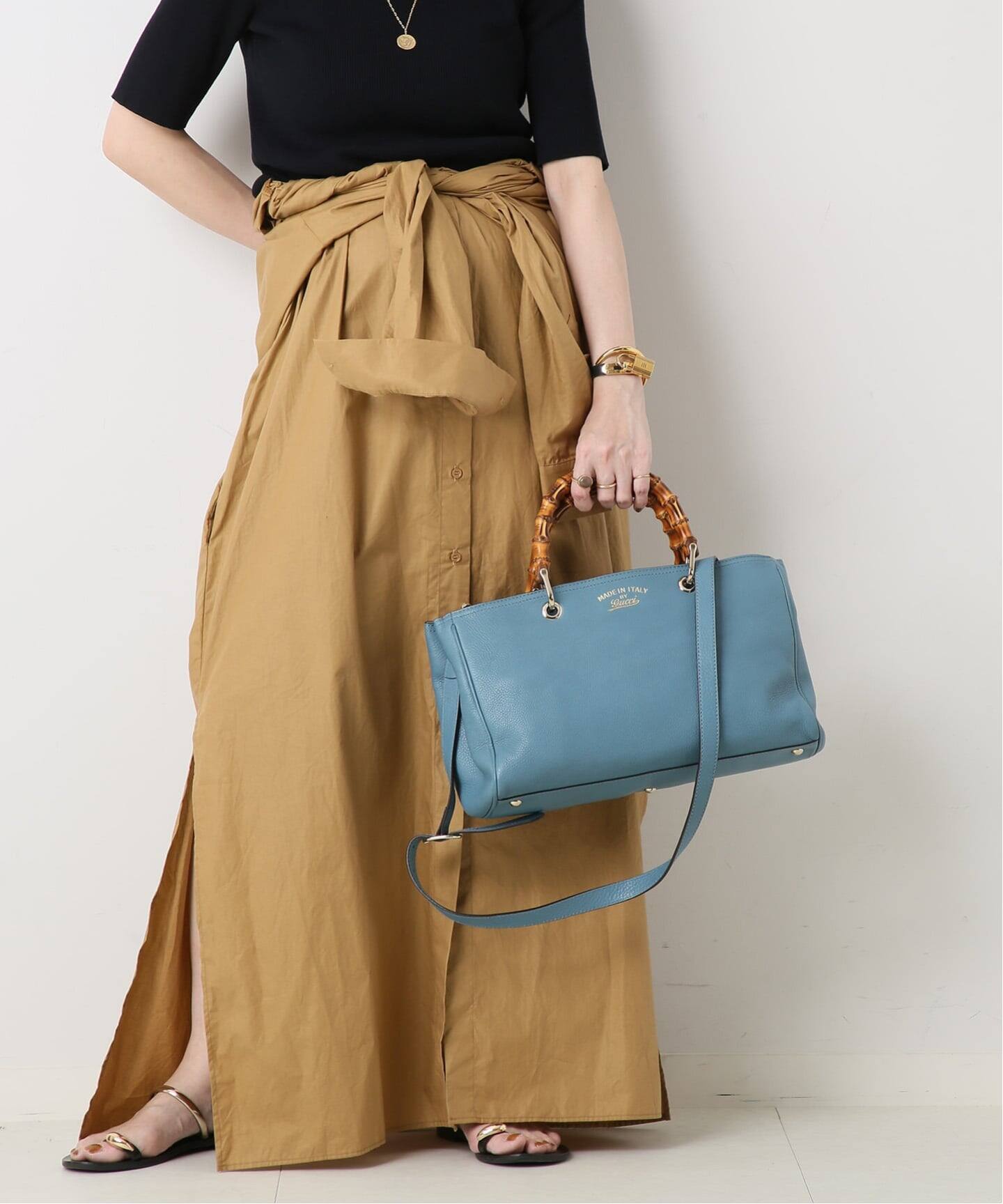 VINTAGE GUCCI/グッチ】Bamboo shopper 32 2way（ハンドバッグ
