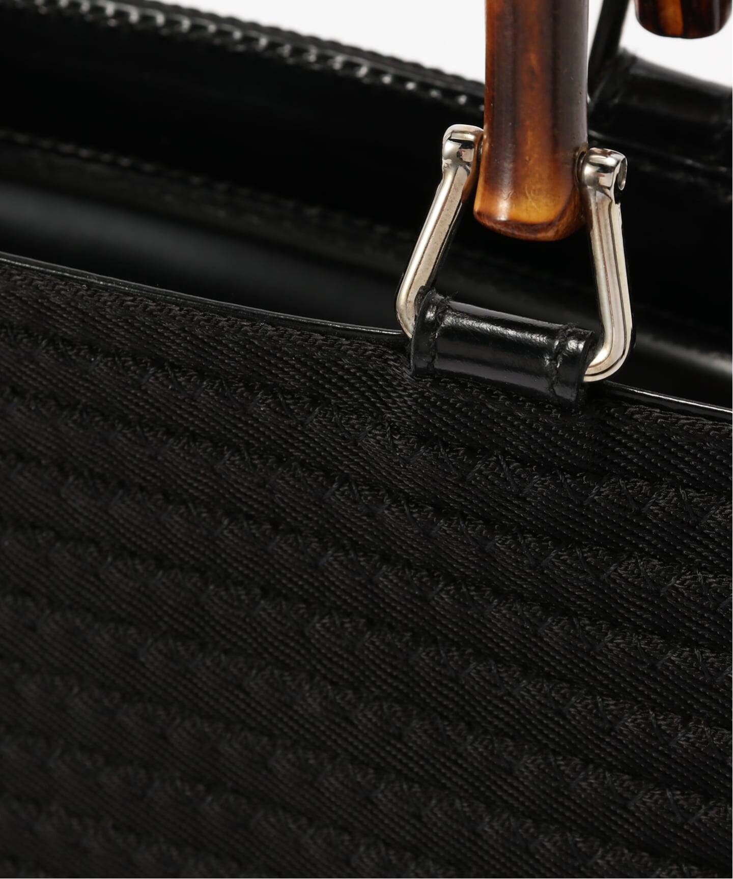 VINTAGE GUCCI/グッチ】Bamboo ハンドバッグ 2way nylon（ハンドバッグ