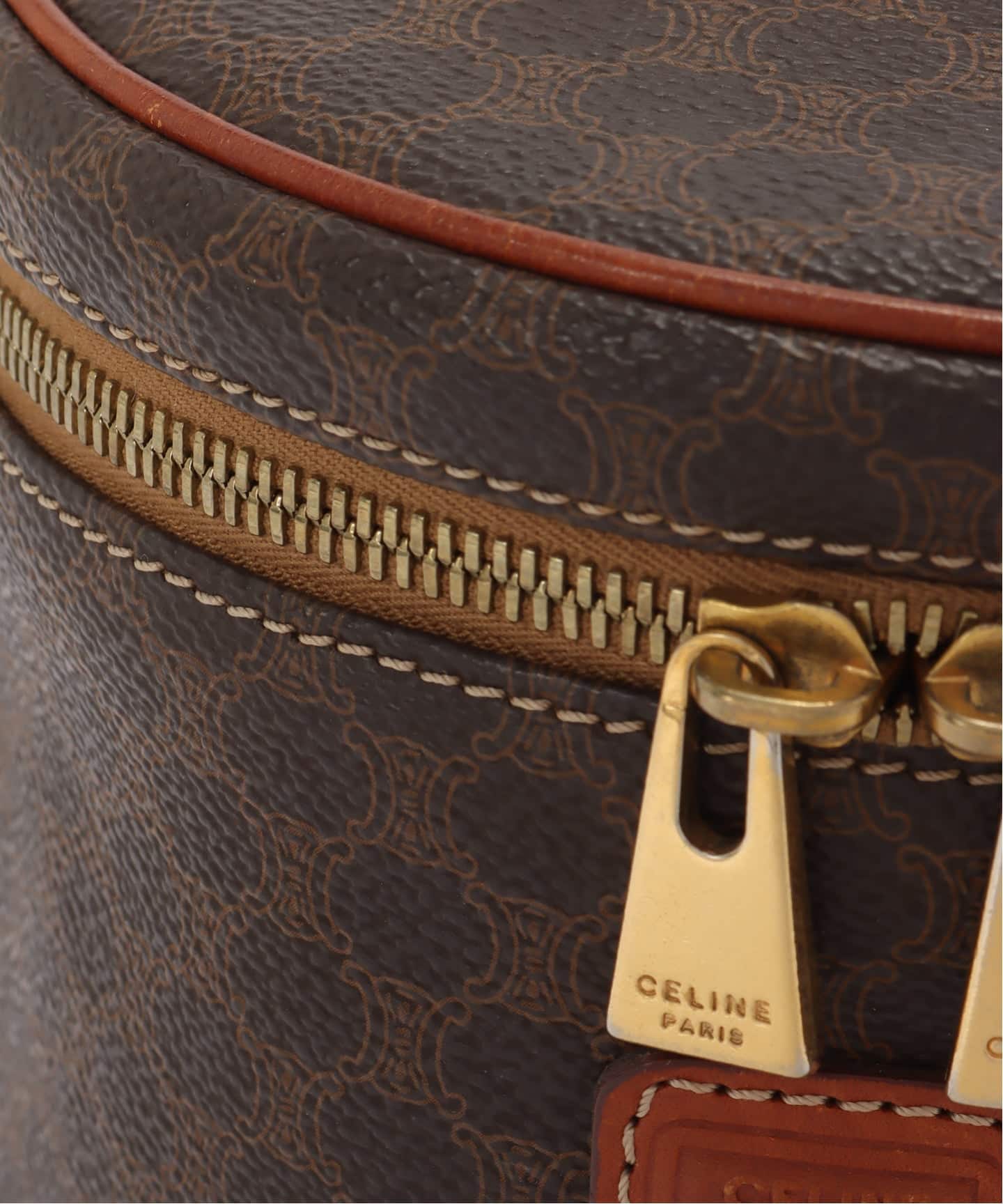 VINTAGE CELINE/セリーヌ】バニティバッグ macadam（ハンドバッグ