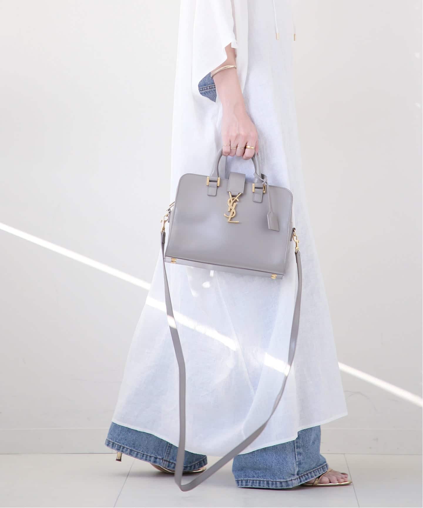 SAINT LAURENTサンローランベイビーカバス 2wayハンドバッグ SAINT LAURENT/サンローラン】Baby Cabas 2way（ハンドバッグ