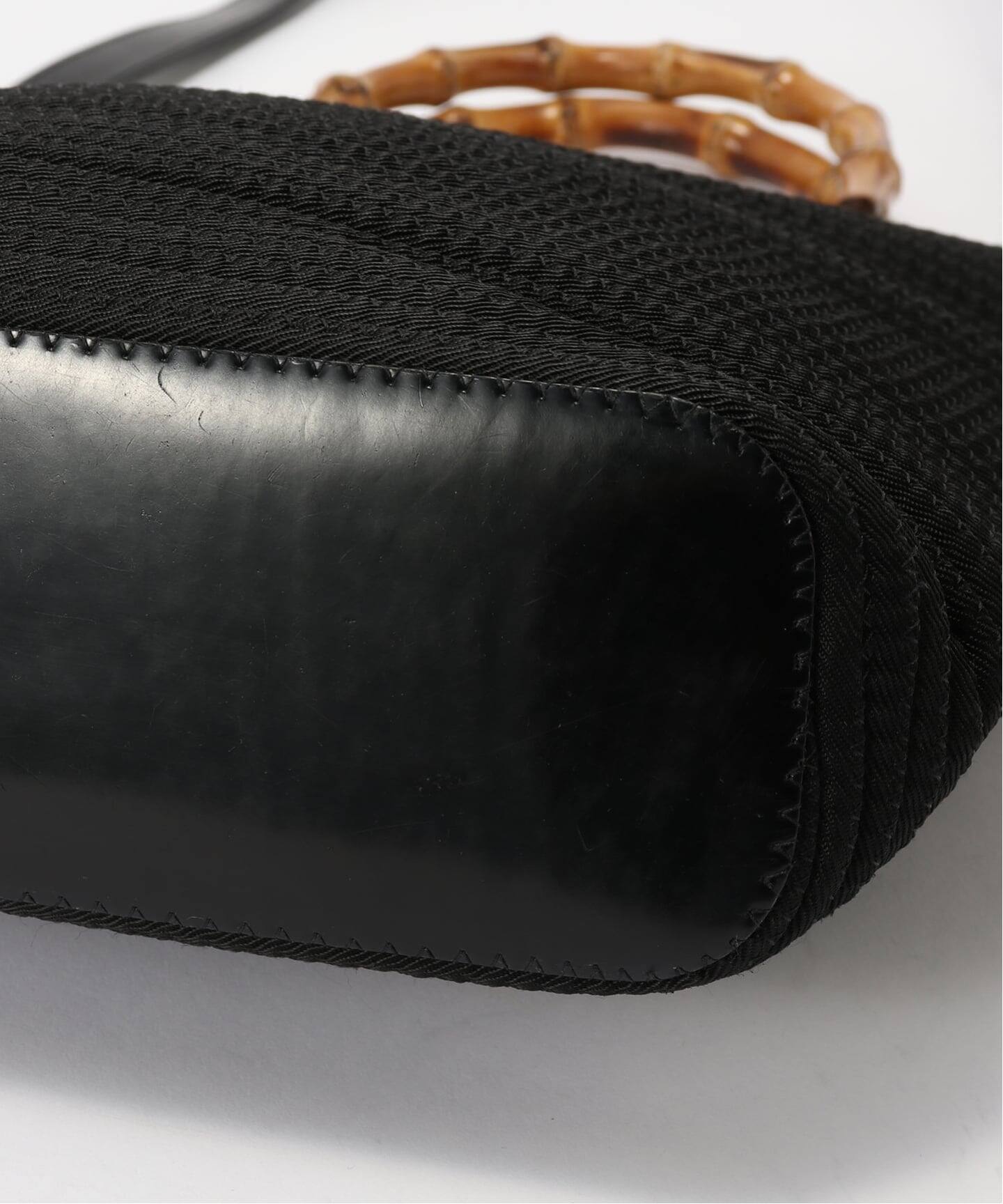 VINTAGE GUCCI/グッチ】Bamboo ハンドバッグ 2way nylon（ハンドバッグ