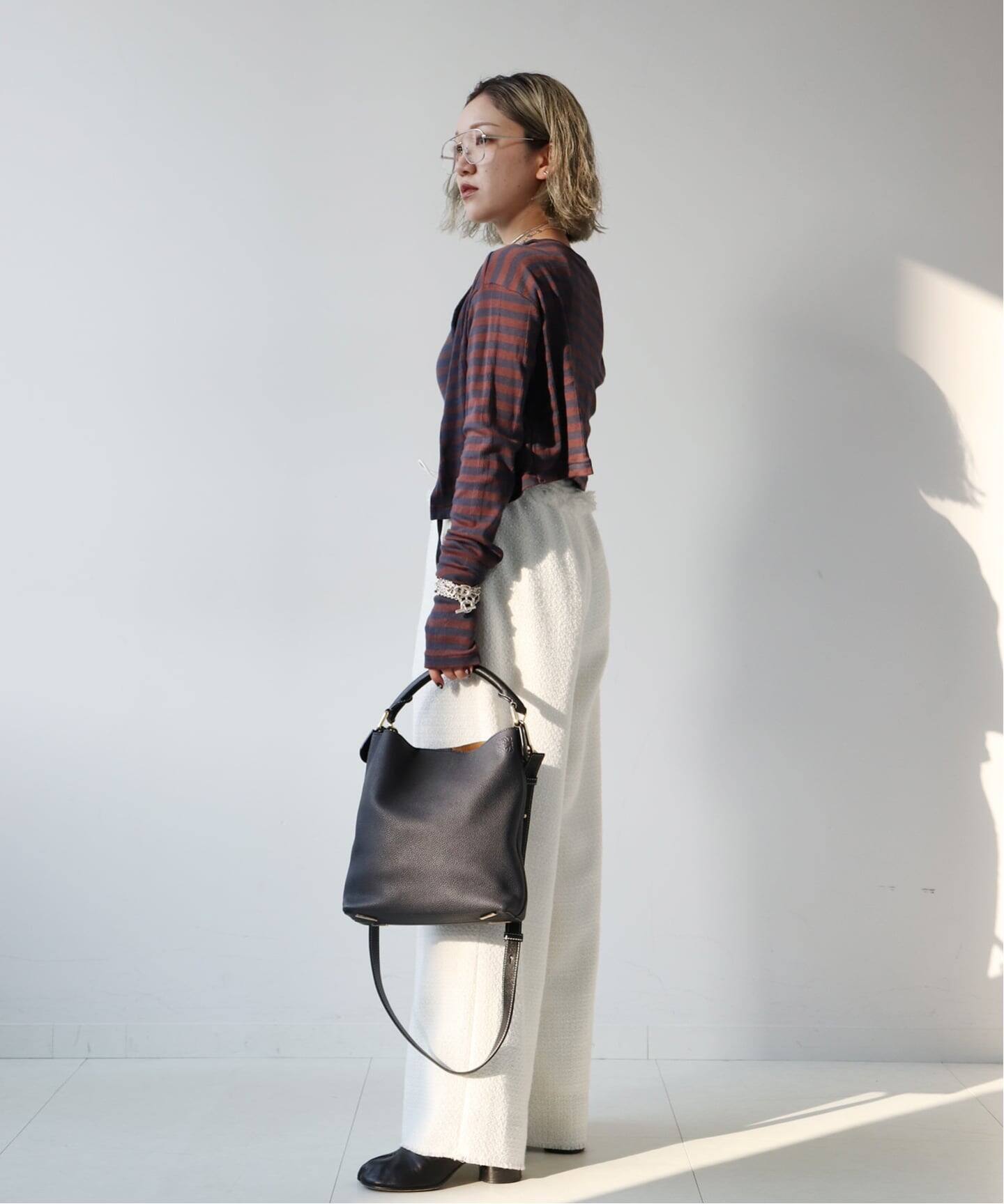 VINTAGE LOEWE/ロエベ】T bucket handbag 2way（ハンドバッグ