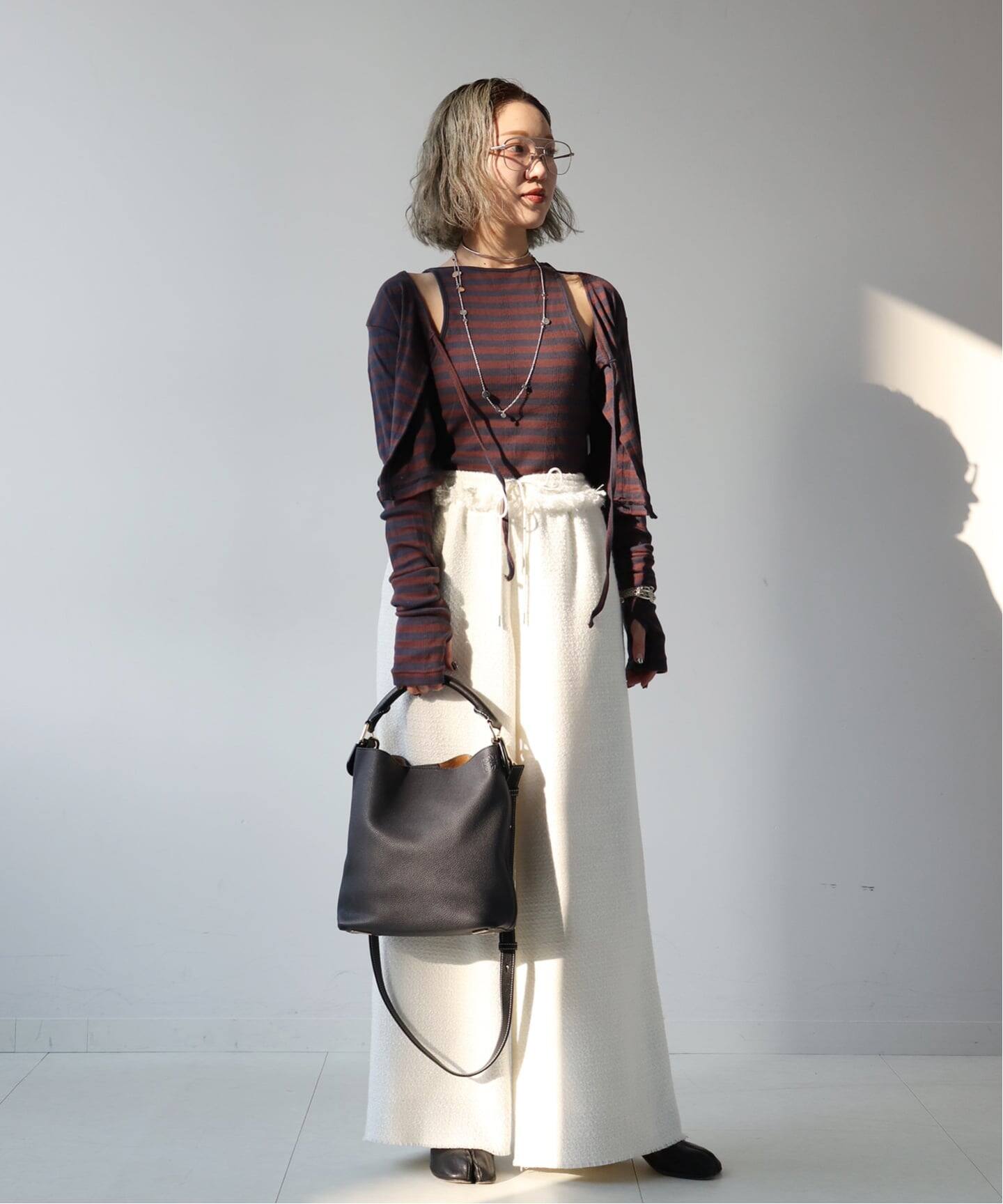 VINTAGE LOEWE/ロエベ】T bucket handbag 2way（ハンドバッグ